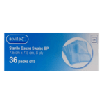 Sterile Gauze Swabs 7.5cm x 7.5cm 8ply (36 packs of 5)