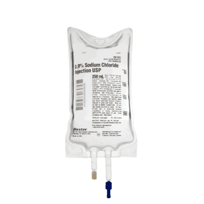 Sodium Chloride 0.9% Intravenous Solution 250 ml