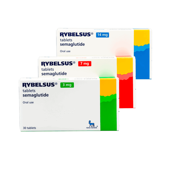 rybelsus semaglutide tablets in 3ng, 7mg, 14mg