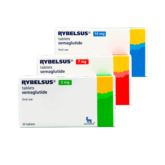 rybelsus semaglutide tablets in 3ng, 7mg, 14mg
