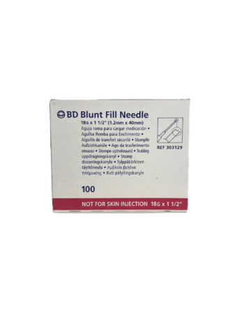 B-D Blunt Fill Needles with Filter 1.5" 18G (100)