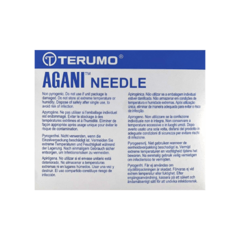 Terumo AGANI (Blue) Needles 1" 23G (100)