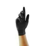 Uniglove Select Black Latex Gloves - Large (100)