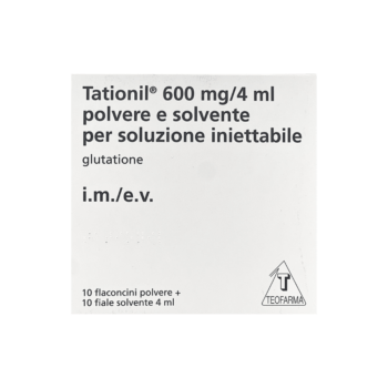 Glutathione (Tationil) 600mg 4ml Powder and Solvent for Solution (10)