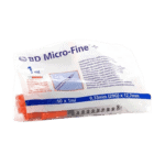 B-D Microfine Insulin Syringes 1ml x 12.7mm 29G (10)