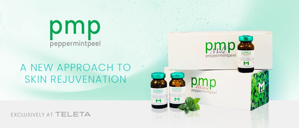 PMP-Banner Buy Mild and Intense Peppermint Peel skin rejuvenation from Teleta