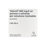Glutathione (Tationil) 600mg 4ml Powder and Solvent for Solution (10)