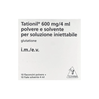 Glutathione (Tationil) 600mg 4ml Powder and Solvent for Solution (10)
