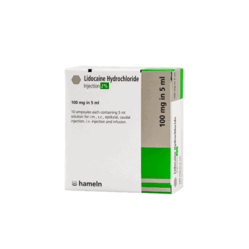 Lidocaine Hydrochloride 100mg in 5ml