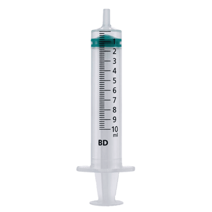 B-D Emerald Hypodermic Syringe 10ml – Luer Slip Concentrate (100)