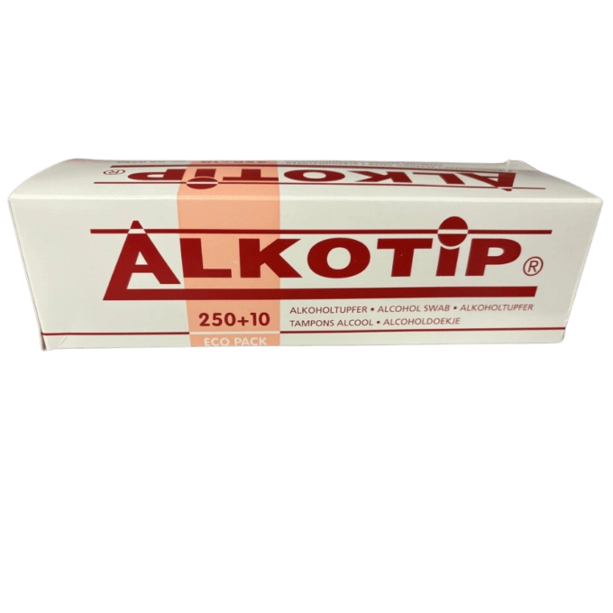 Alkotip Alcohol Pre Injection Swabs (250)