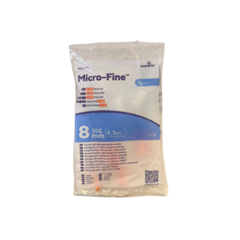 Microfine Insulin Syringes 0.3ml x 8mm 30G (10)