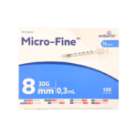 Microfine Insulin Syringes 0.3ml x 8mm 30G (100)