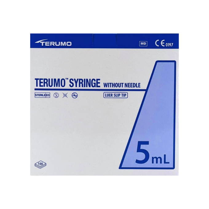 Terumo Luer Slip Tip Syringe 5ml (100)