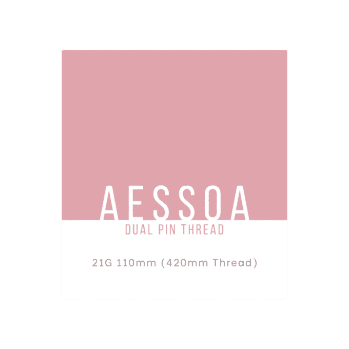 Aessoa Dual Pin Thread 21G 110mm (420mm Thread)