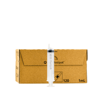 BD Plastipak 1ml Syringes Pack of 120