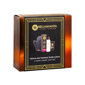 Bellamianta Medium Self Tanning Tinted Mousse 3 Piece Luxury Gift Set