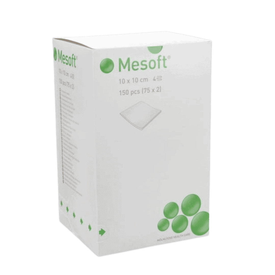 Mesoft 10cm x 10cm Swabs 4 Ply (100) - Teleta Pharma