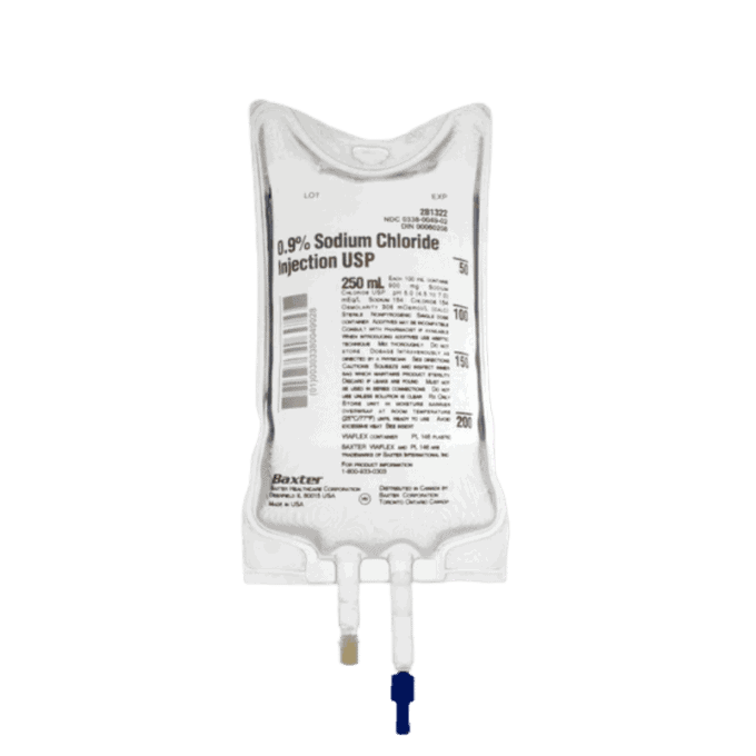 Sodium Chloride 0.9% Intravenous Solution 250 ml