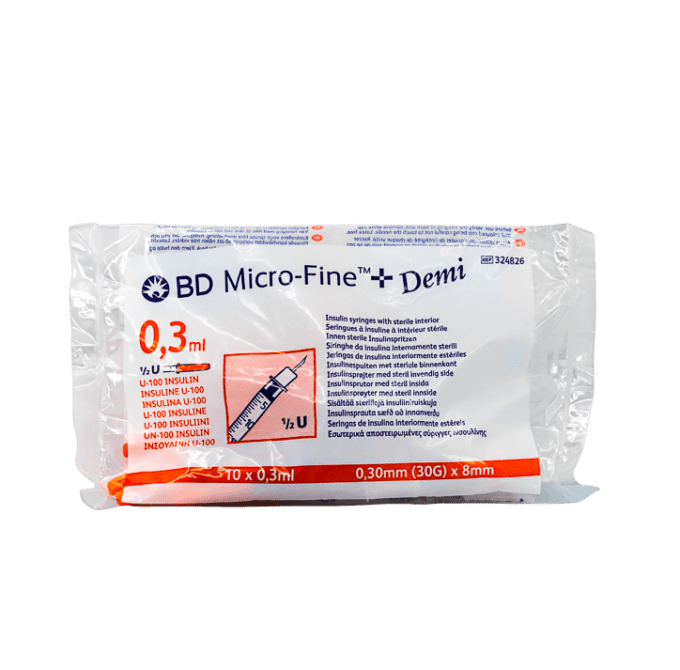 bd micro fine syringes 30g 8mm
