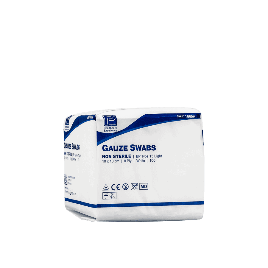 Gauze Swabs 10cm x 10cm 8 Ply (100) Teleta Pharma