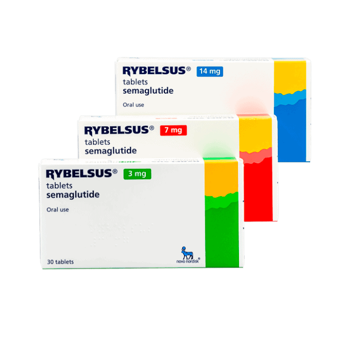 rybelsus semaglutide tablets in 3ng, 7mg, 14mg
