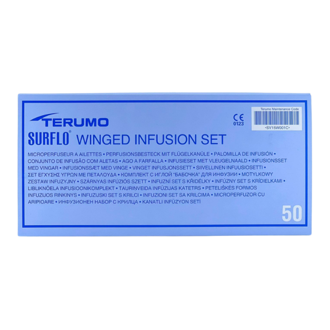 Terumo Surflo Winged Infusion Set 23G (50)
