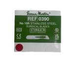 Sterile Stainless Steel Dermaplaning Blade No 10R (10)