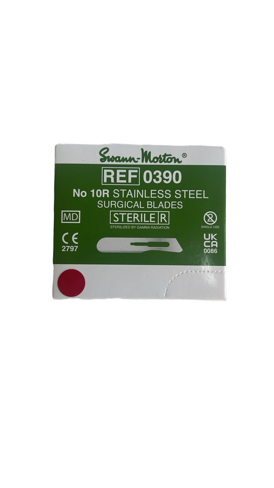 Sterile Stainless Steel Dermaplaning Blade No 10R (10)