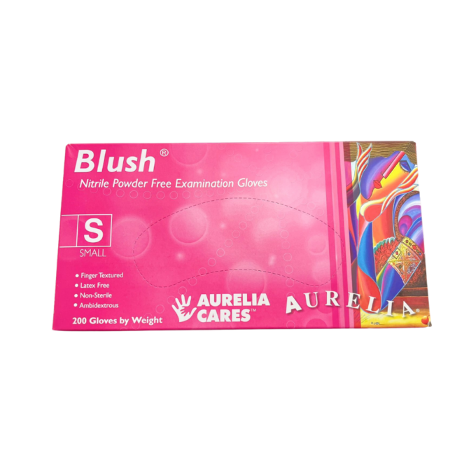 Blush Pink Powder Free, Latex Free Gloves - Small (200)