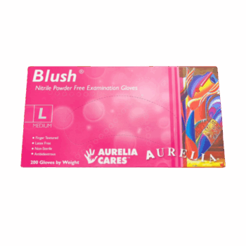 Blush Pink Powder Free, Latex Free Gloves - Large (200)