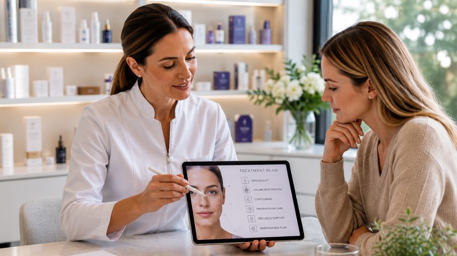 Skin Care Consultation At Clinic