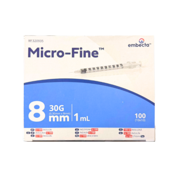 Microfine Insulin Syringes 1ml x 8mm 30G (100)